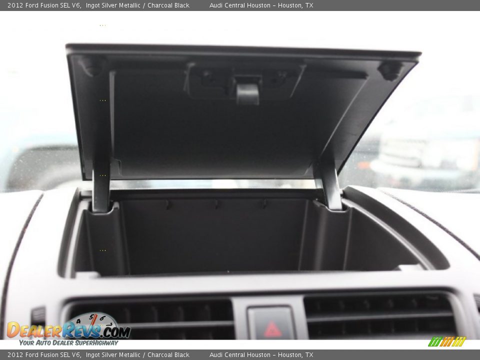 2012 Ford Fusion SEL V6 Ingot Silver Metallic / Charcoal Black Photo #17