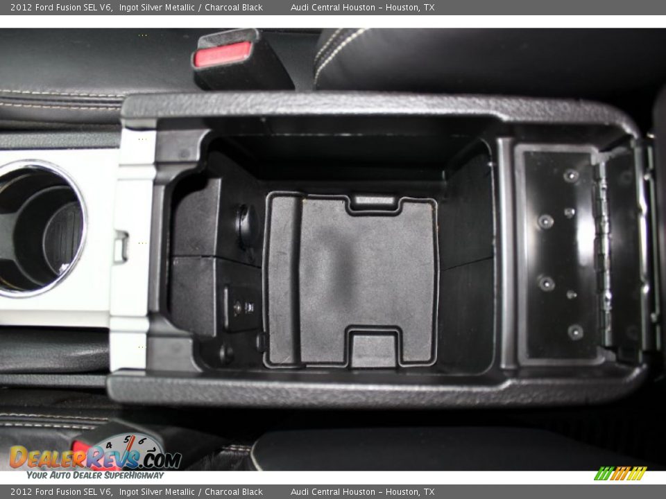 2012 Ford Fusion SEL V6 Ingot Silver Metallic / Charcoal Black Photo #18