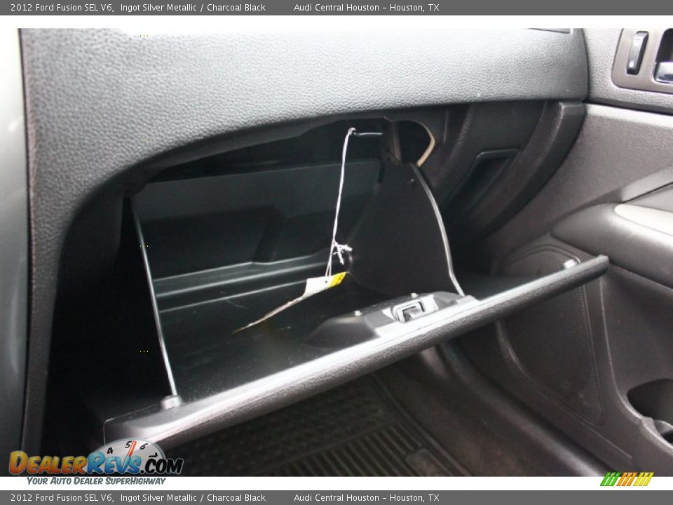 2012 Ford Fusion SEL V6 Ingot Silver Metallic / Charcoal Black Photo #19