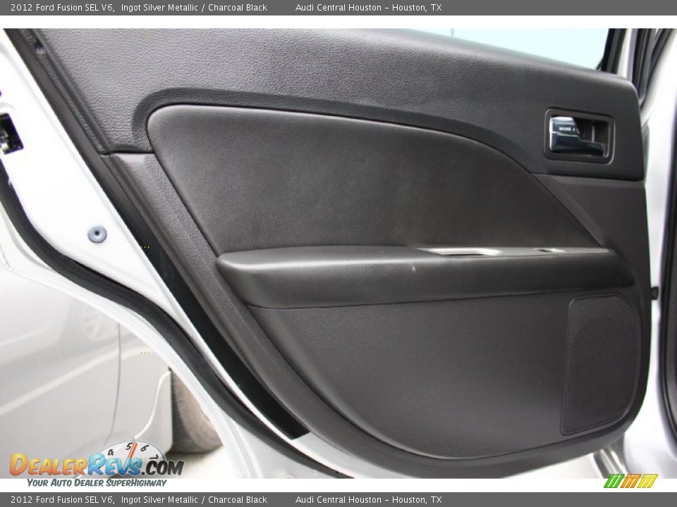 2012 Ford Fusion SEL V6 Ingot Silver Metallic / Charcoal Black Photo #22