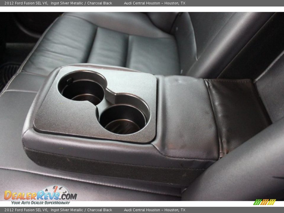 2012 Ford Fusion SEL V6 Ingot Silver Metallic / Charcoal Black Photo #27