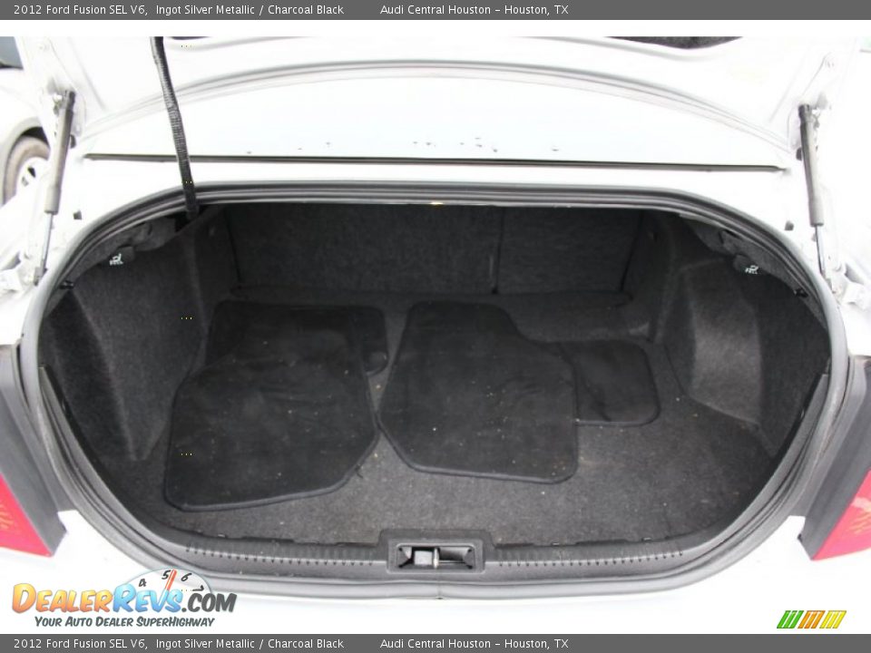 2012 Ford Fusion SEL V6 Ingot Silver Metallic / Charcoal Black Photo #28