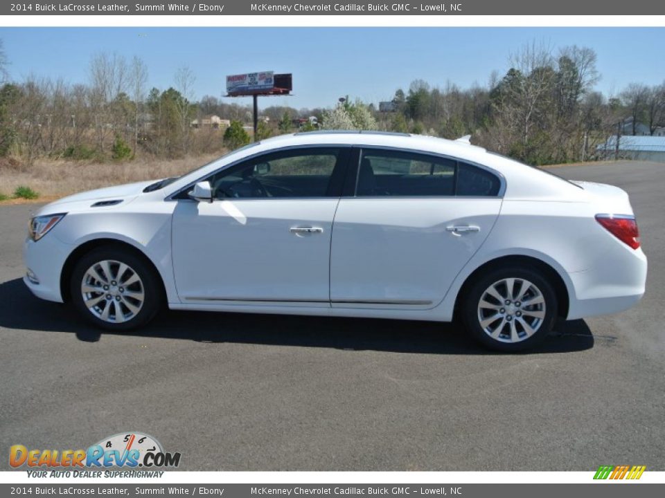 2014 Buick LaCrosse Leather Summit White / Ebony Photo #3