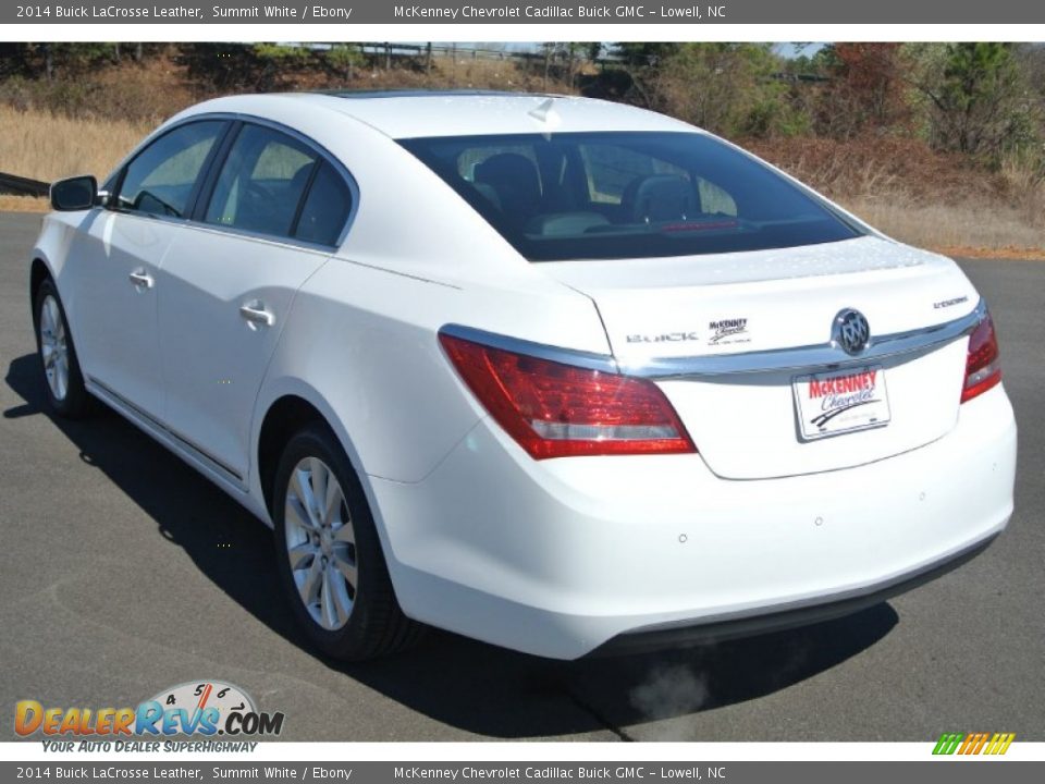 2014 Buick LaCrosse Leather Summit White / Ebony Photo #4