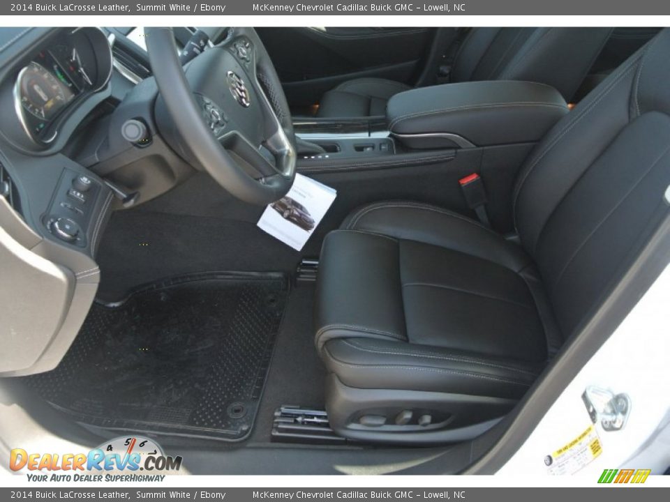 2014 Buick LaCrosse Leather Summit White / Ebony Photo #8
