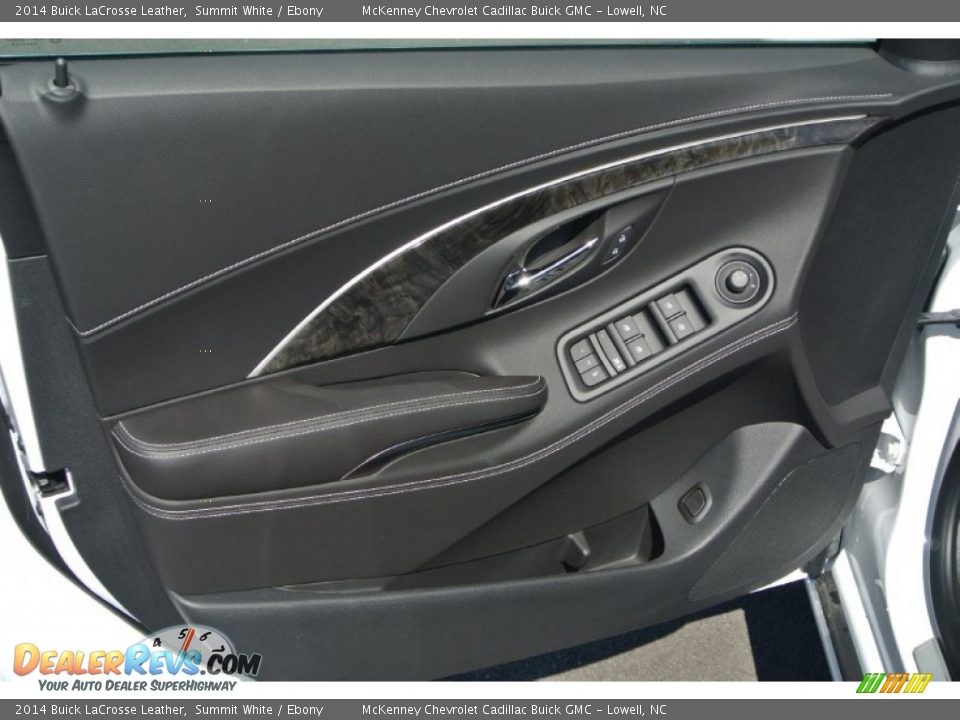 2014 Buick LaCrosse Leather Summit White / Ebony Photo #9