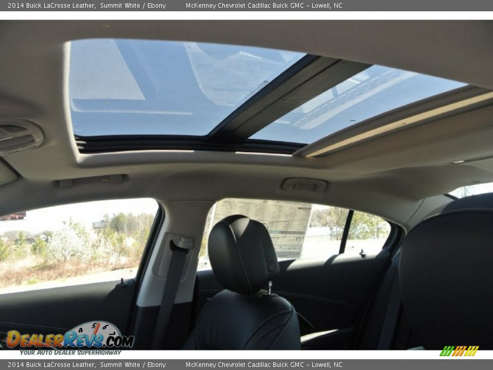 2014 Buick LaCrosse Leather Summit White / Ebony Photo #10