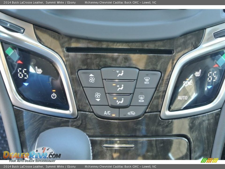 2014 Buick LaCrosse Leather Summit White / Ebony Photo #12