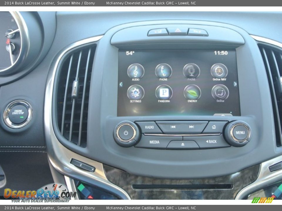 2014 Buick LaCrosse Leather Summit White / Ebony Photo #13