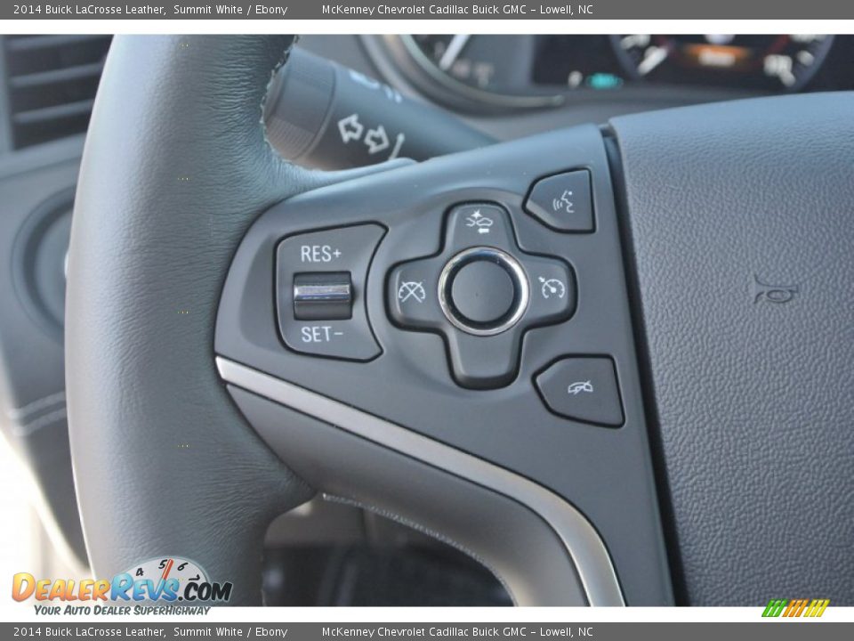 2014 Buick LaCrosse Leather Summit White / Ebony Photo #15