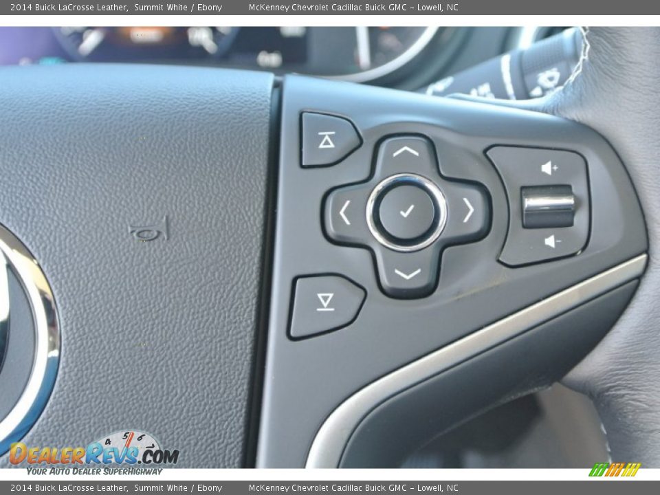 2014 Buick LaCrosse Leather Summit White / Ebony Photo #16