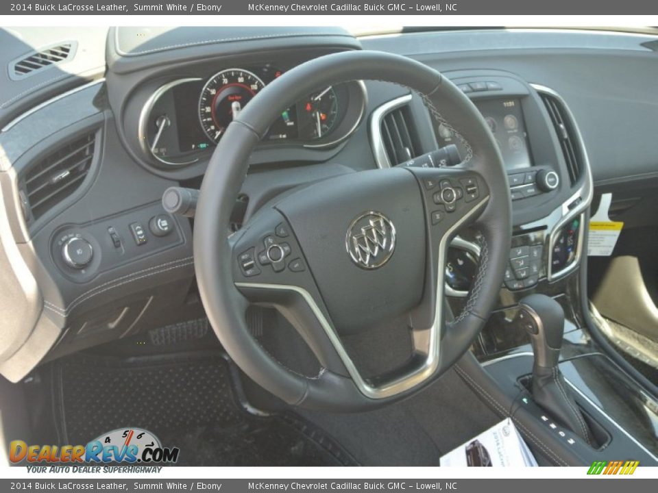 2014 Buick LaCrosse Leather Summit White / Ebony Photo #24
