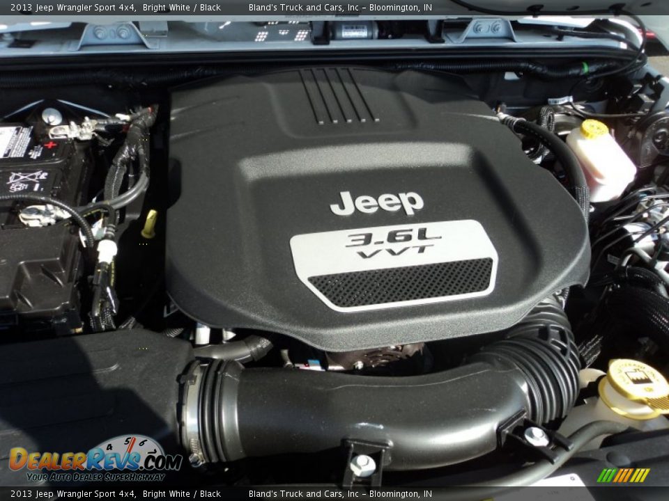 2013 Jeep Wrangler Sport 4x4 3.6 Liter DOHC 24-Valve VVT Pentastar V6 Engine Photo #21