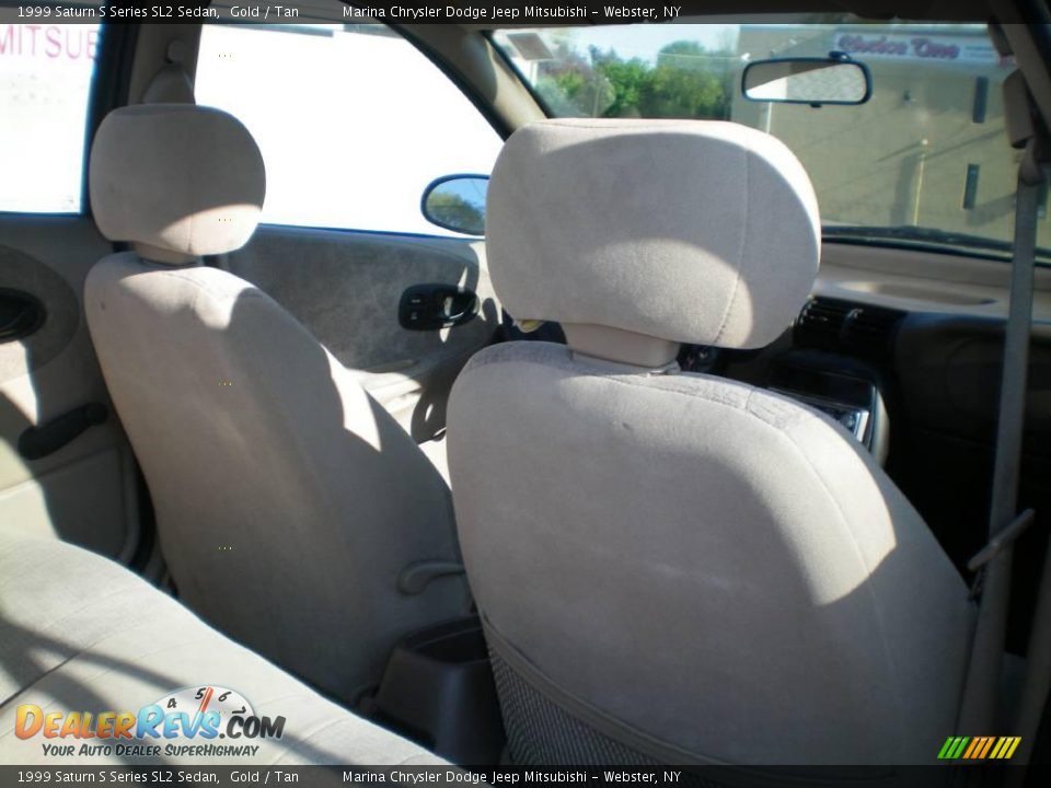 1999 Saturn S Series SL2 Sedan Gold / Tan Photo #15
