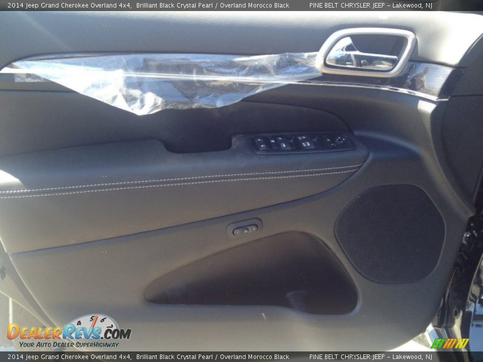 2014 Jeep Grand Cherokee Overland 4x4 Brilliant Black Crystal Pearl / Overland Morocco Black Photo #8