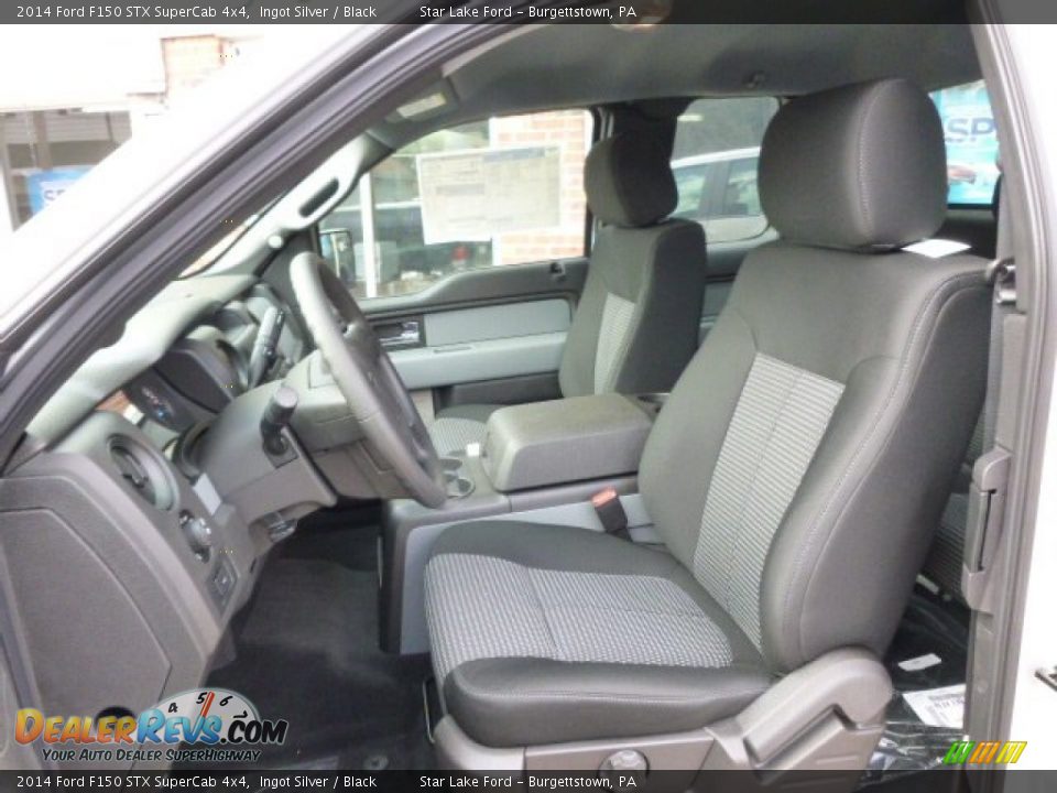 2014 Ford F150 STX SuperCab 4x4 Ingot Silver / Black Photo #9