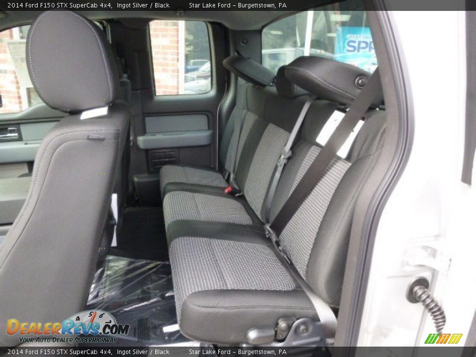2014 Ford F150 STX SuperCab 4x4 Ingot Silver / Black Photo #10