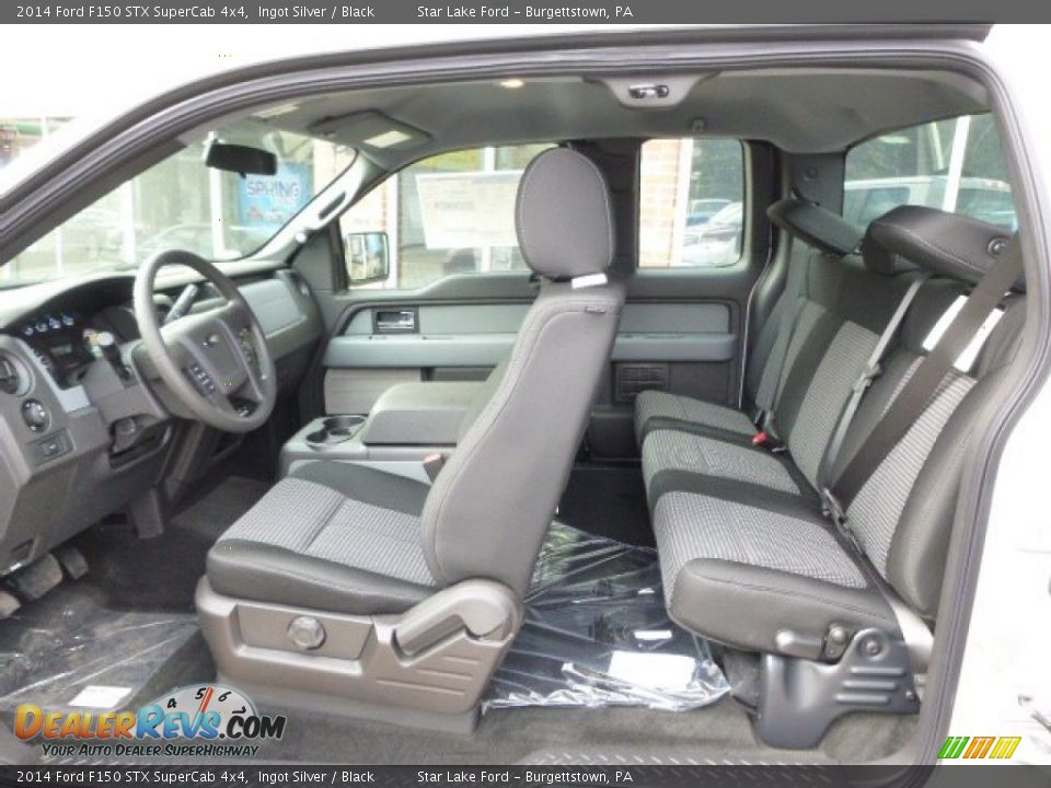 2014 Ford F150 STX SuperCab 4x4 Ingot Silver / Black Photo #11