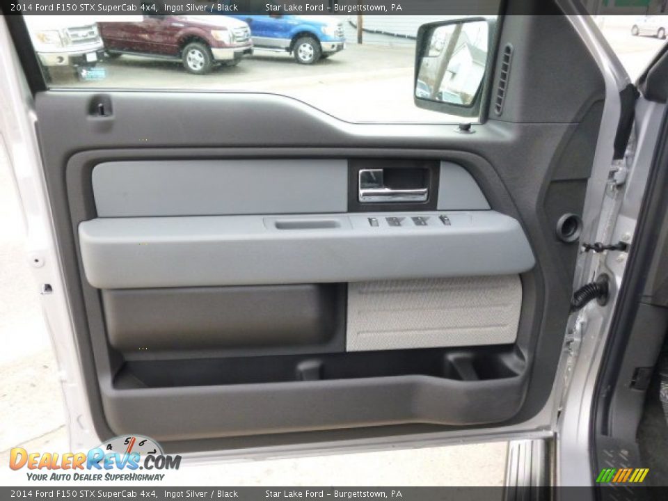 2014 Ford F150 STX SuperCab 4x4 Ingot Silver / Black Photo #13
