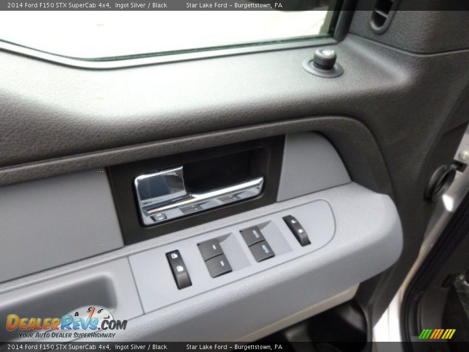 2014 Ford F150 STX SuperCab 4x4 Ingot Silver / Black Photo #14