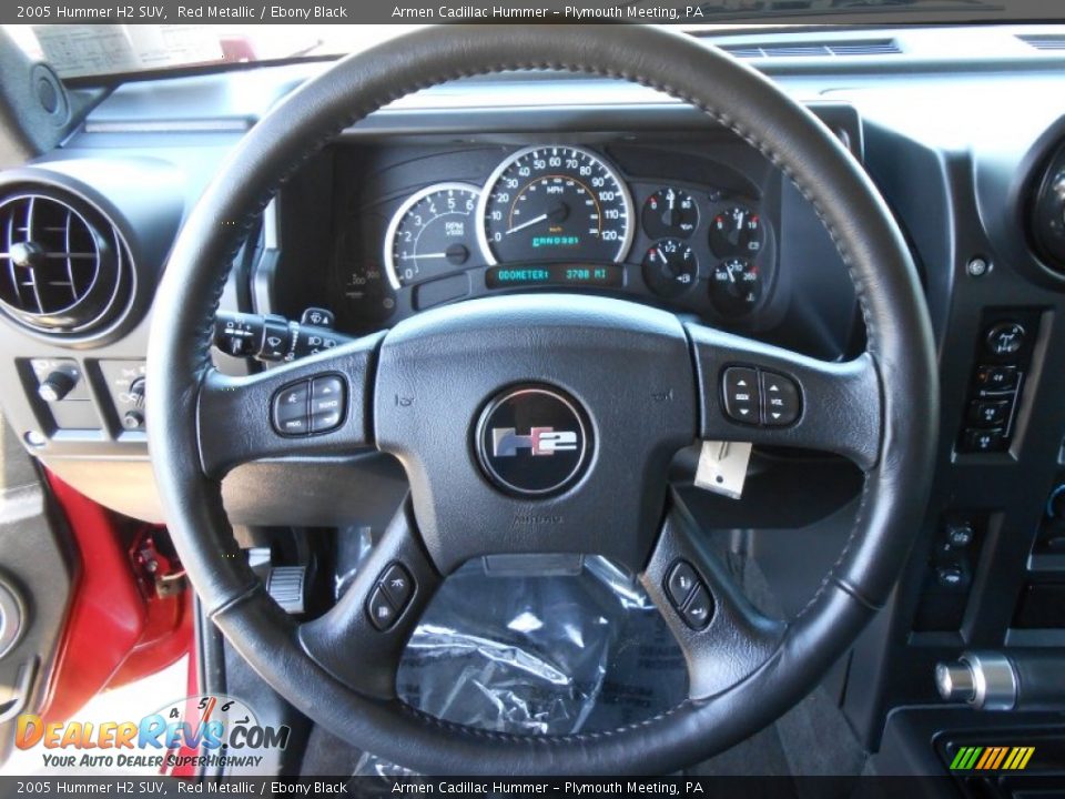 2005 Hummer H2 SUV Steering Wheel Photo #22