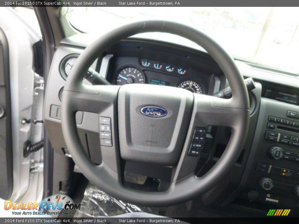 2014 Ford F150 STX SuperCab 4x4 Ingot Silver / Black Photo #18
