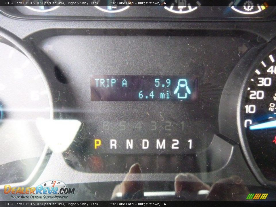2014 Ford F150 STX SuperCab 4x4 Ingot Silver / Black Photo #19