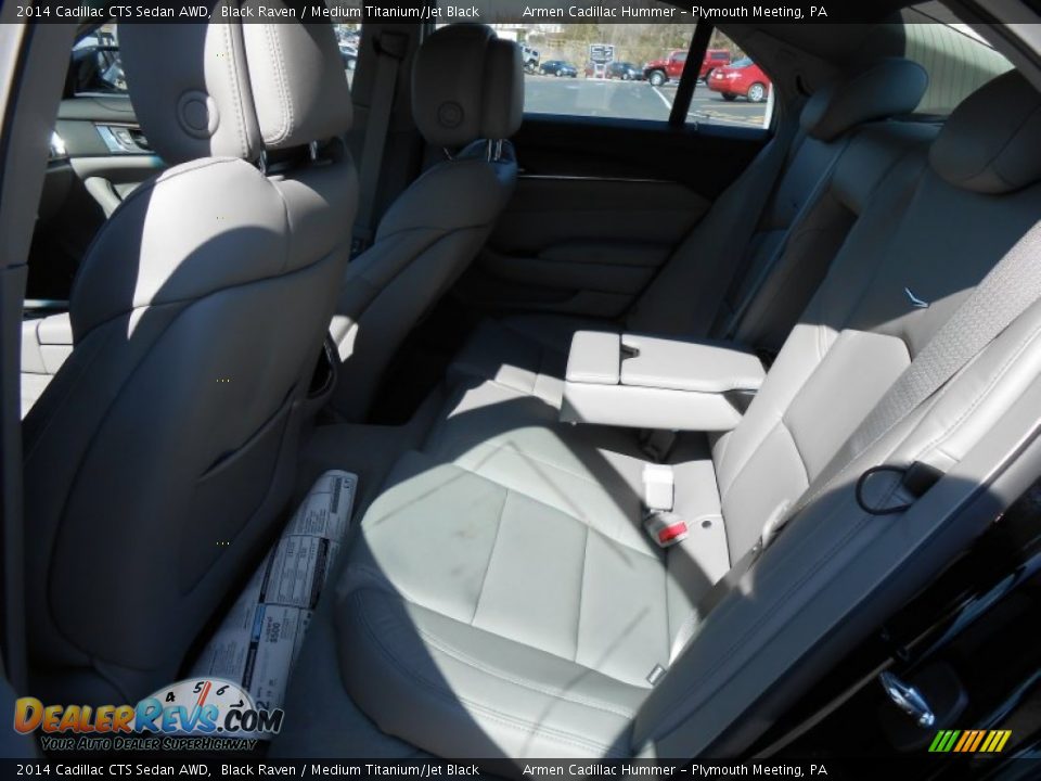2014 Cadillac CTS Sedan AWD Black Raven / Medium Titanium/Jet Black Photo #9