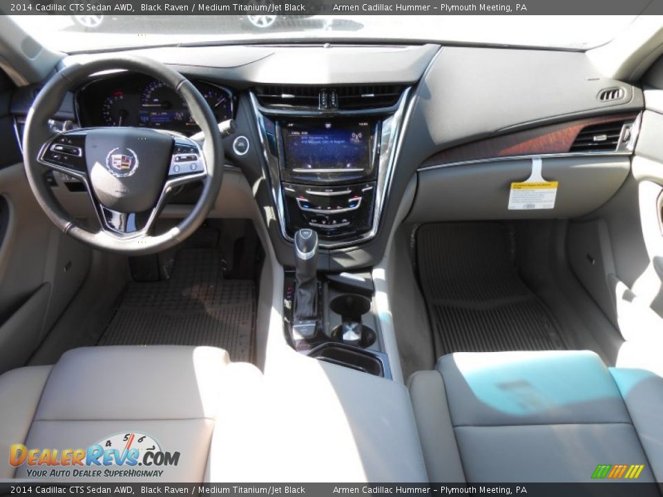 2014 Cadillac CTS Sedan AWD Black Raven / Medium Titanium/Jet Black Photo #10