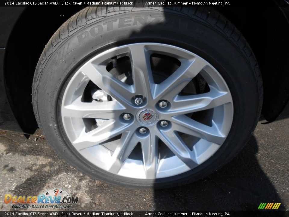 2014 Cadillac CTS Sedan AWD Black Raven / Medium Titanium/Jet Black Photo #11