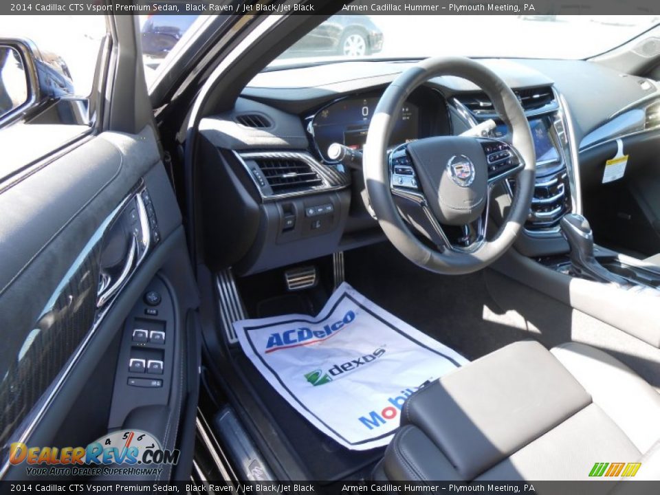 Jet Black/Jet Black Interior - 2014 Cadillac CTS Vsport Premium Sedan Photo #7