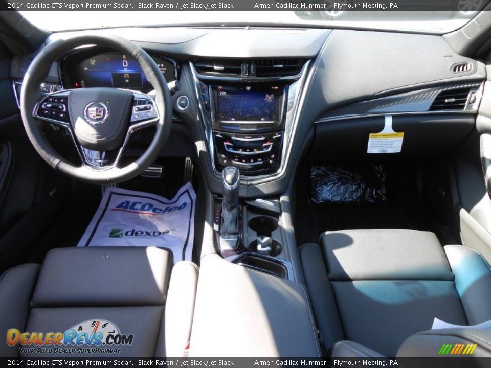 Jet Black/Jet Black Interior - 2014 Cadillac CTS Vsport Premium Sedan Photo #10