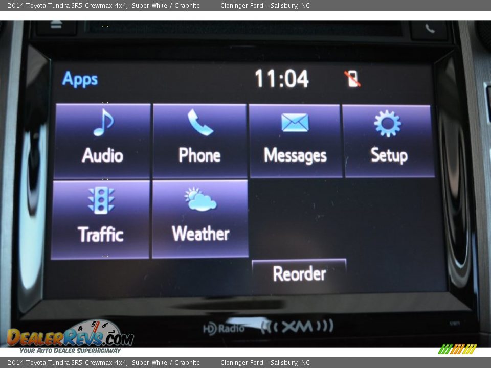 2014 Toyota Tundra SR5 Crewmax 4x4 Super White / Graphite Photo #14