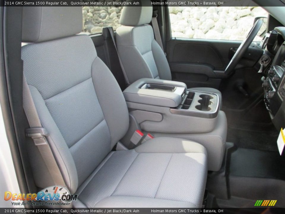 2014 GMC Sierra 1500 Regular Cab Quicksilver Metallic / Jet Black/Dark Ash Photo #18
