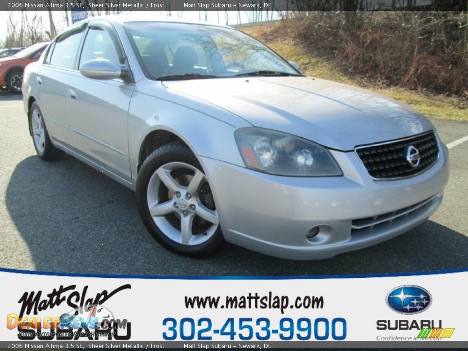 2006 Nissan Altima 3.5 SE Sheer Silver Metallic / Frost Photo #1