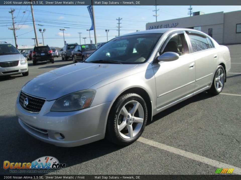 2006 Nissan Altima 3.5 SE Sheer Silver Metallic / Frost Photo #2
