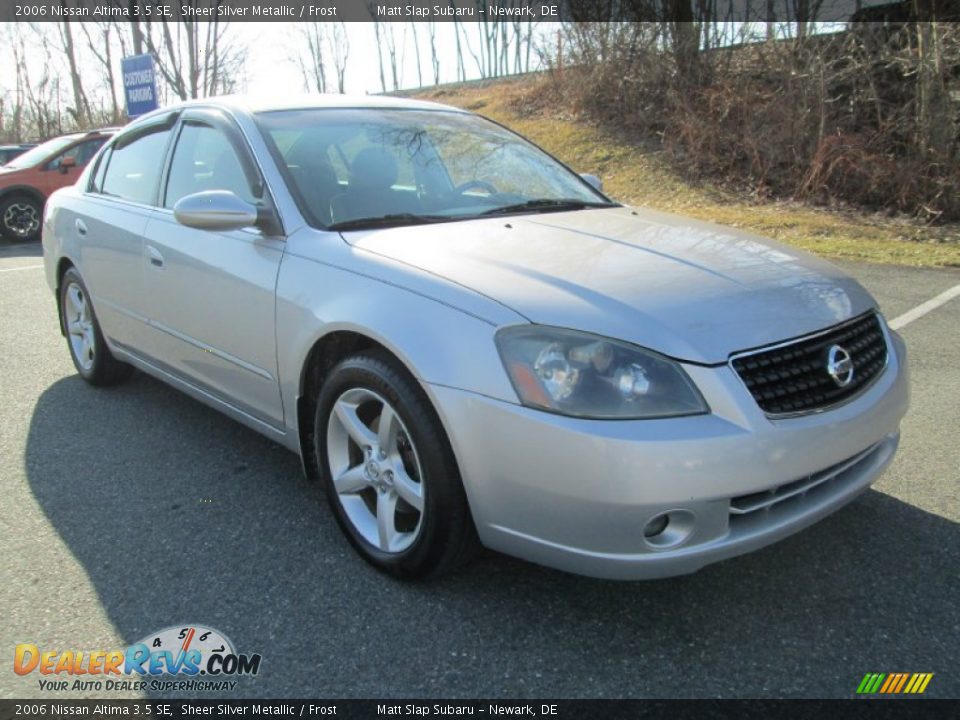 2006 Nissan Altima 3.5 SE Sheer Silver Metallic / Frost Photo #4