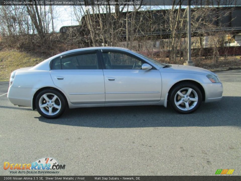 2006 Nissan Altima 3.5 SE Sheer Silver Metallic / Frost Photo #5