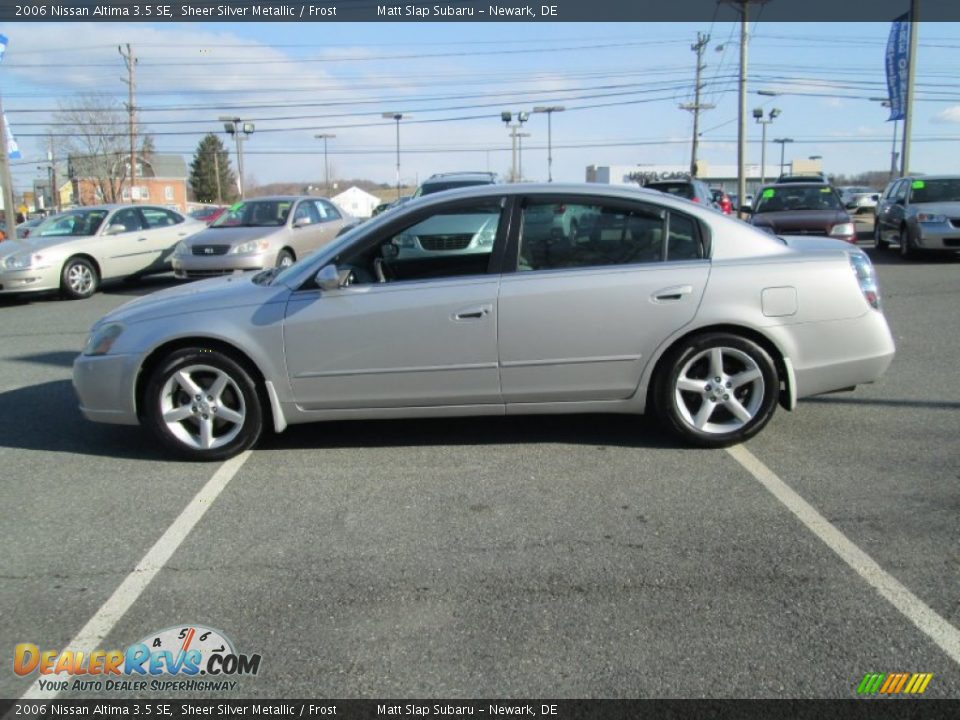 2006 Nissan Altima 3.5 SE Sheer Silver Metallic / Frost Photo #9