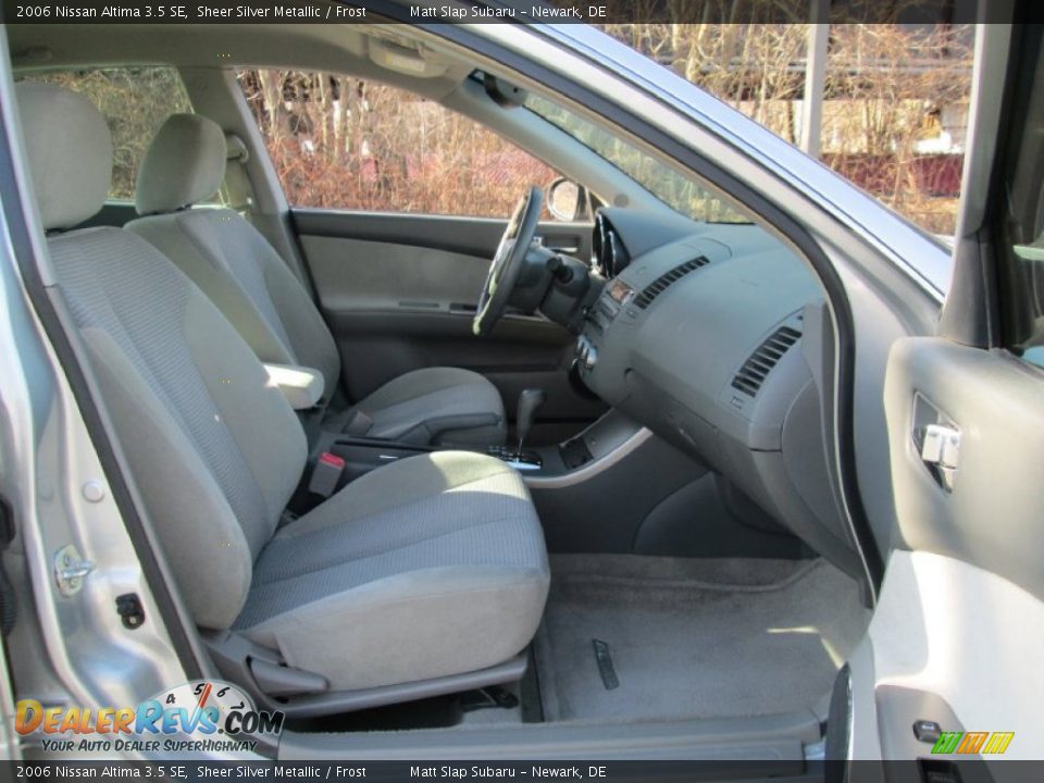 2006 Nissan Altima 3.5 SE Sheer Silver Metallic / Frost Photo #17