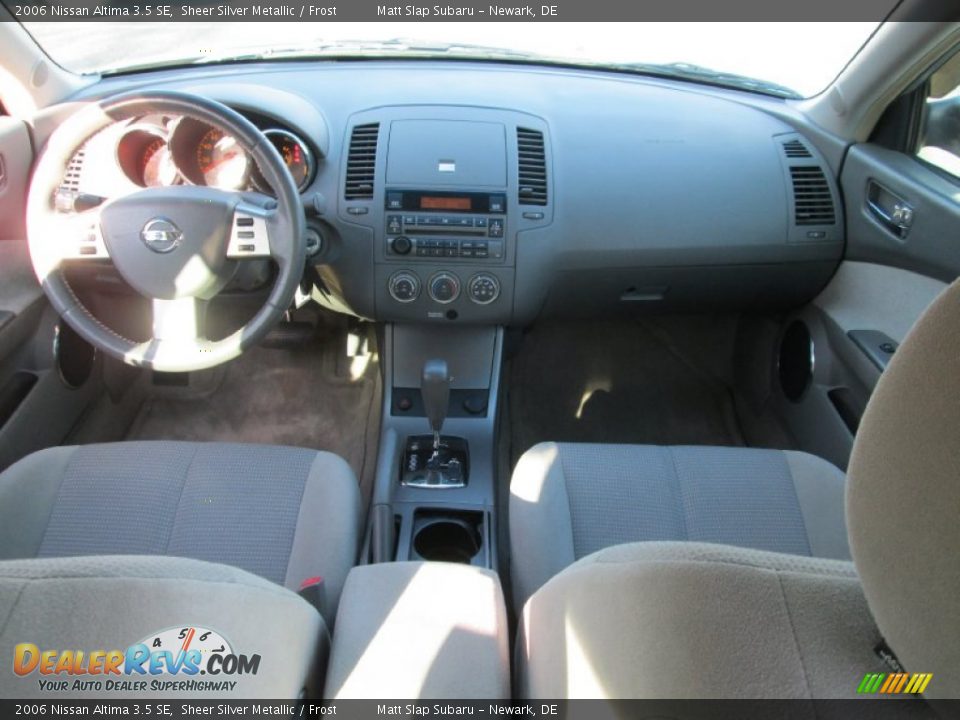 2006 Nissan Altima 3.5 SE Sheer Silver Metallic / Frost Photo #23