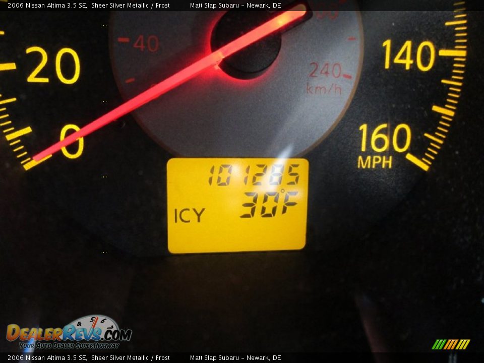 2006 Nissan Altima 3.5 SE Sheer Silver Metallic / Frost Photo #27