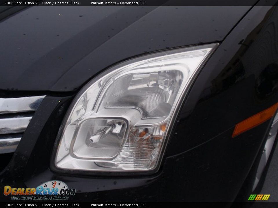 2006 Ford Fusion SE Black / Charcoal Black Photo #10