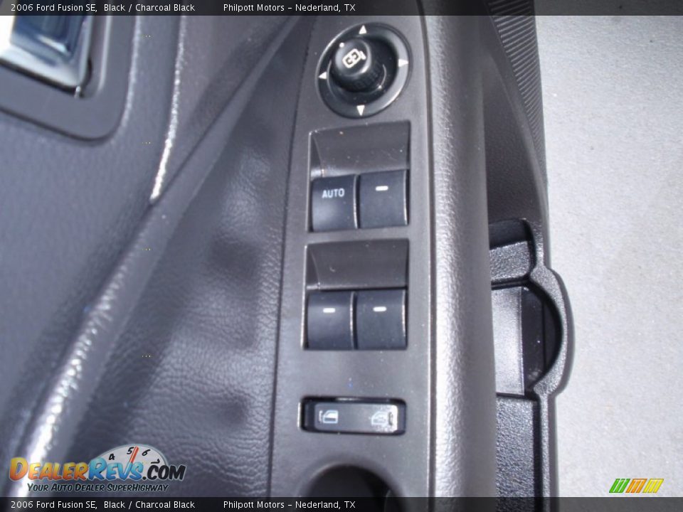 2006 Ford Fusion SE Black / Charcoal Black Photo #34