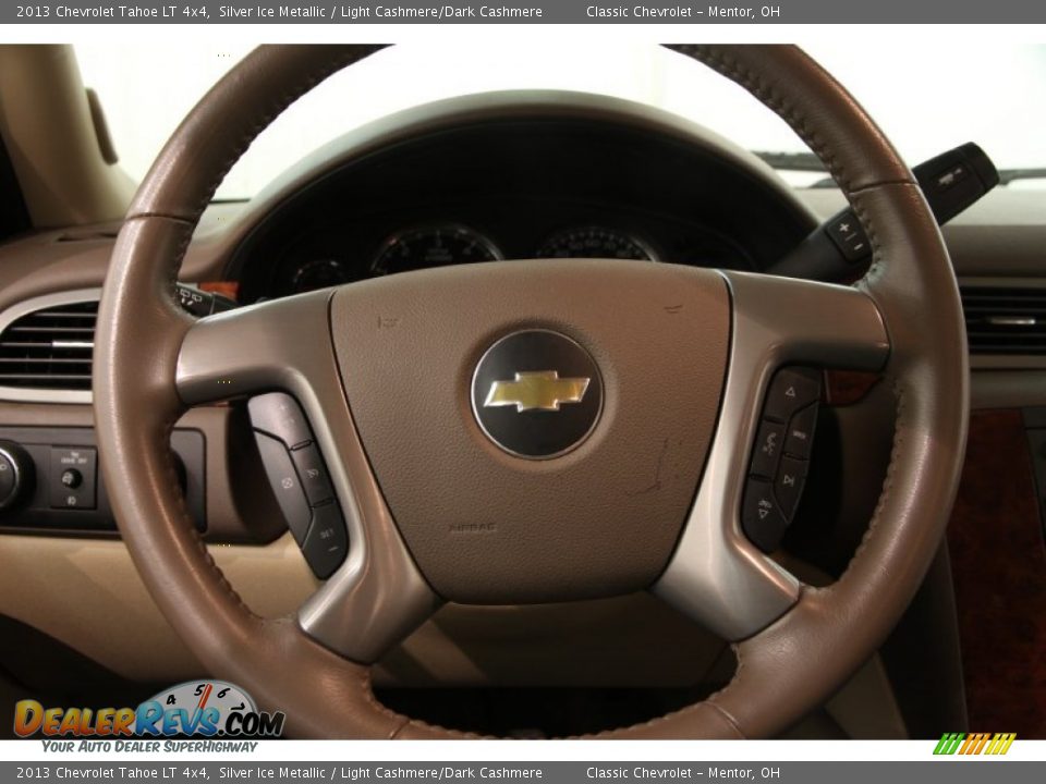 2013 Chevrolet Tahoe LT 4x4 Silver Ice Metallic / Light Cashmere/Dark Cashmere Photo #6