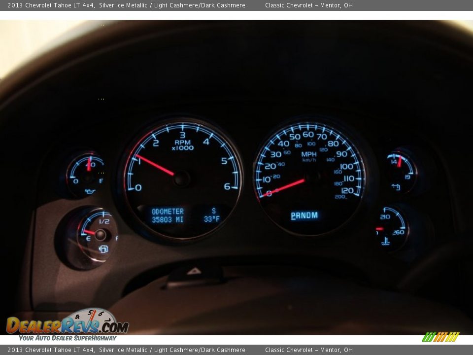 2013 Chevrolet Tahoe LT 4x4 Silver Ice Metallic / Light Cashmere/Dark Cashmere Photo #7