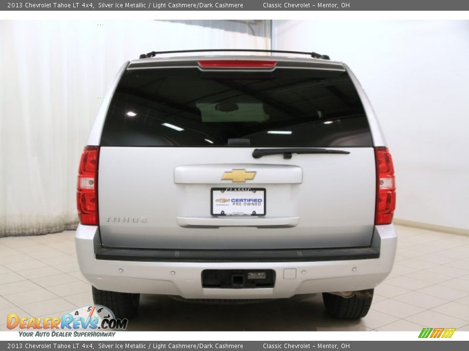 2013 Chevrolet Tahoe LT 4x4 Silver Ice Metallic / Light Cashmere/Dark Cashmere Photo #13
