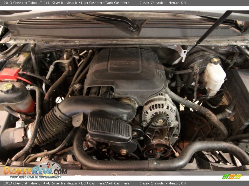 2013 Chevrolet Tahoe LT 4x4 Silver Ice Metallic / Light Cashmere/Dark Cashmere Photo #14
