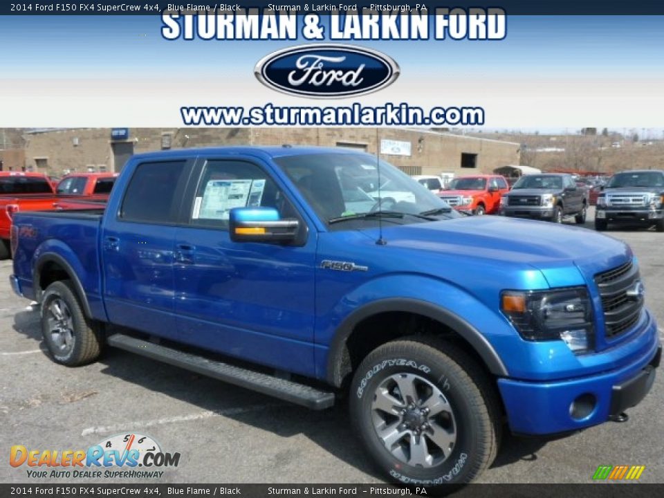 2014 Ford F150 FX4 SuperCrew 4x4 Blue Flame / Black Photo #1