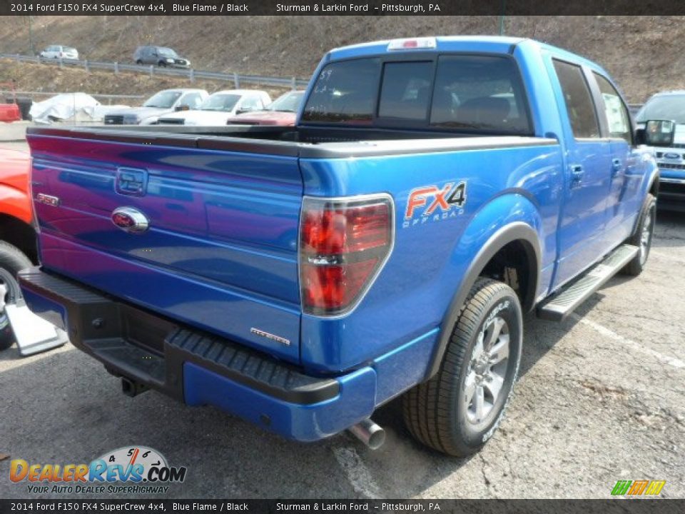 2014 Ford F150 FX4 SuperCrew 4x4 Blue Flame / Black Photo #2